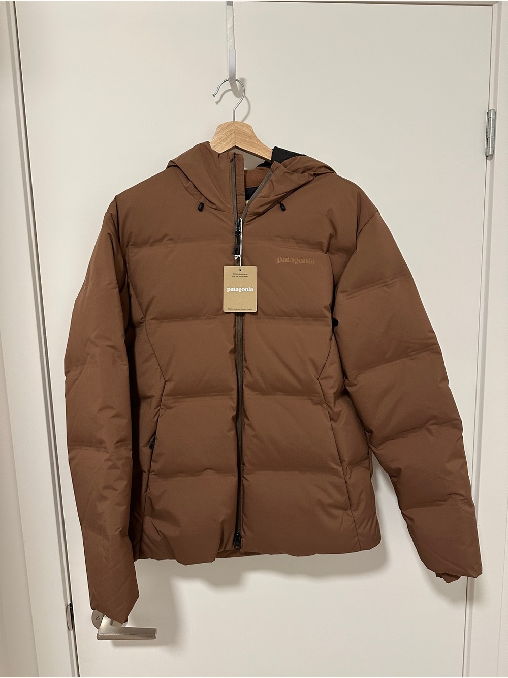 NWT - Patagonia Brown Hooded Men’s Down Jackson Glacier Jacket
